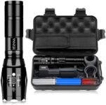 Super Bright 2000L LED Rechargeable Torch L2 CREE Adjustable Focus 5 Modes IP65 Waterproof. Sold by Beizkna UK FBA