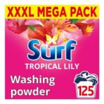 Surf Tropical Lily Washing Powder 125 Washes (6.25kg) – £9.99 S&S Voucher