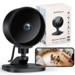 Surfola 1080P Indoor Security Camera, Mini Pet Camera with Motion/Sound Detection, 2.4GHz WiFi CCTV Camera, Night Vision, 2-Way Audio