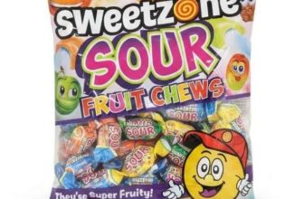 SweetZone Sour Fruit Chews / Fizzy Pencils / Sour Magic Belts / Mega Pencils – 180g