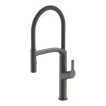 Swirl Boyne Pull-Out Spray Mixer Kitchen Tap Titanium-Effect (Free C&C)