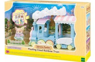 Sylvanian Families 5702 Floating Cloud Rainbow Train – Doll Playset Vehicle