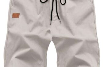 TARAINYA Mens Shorts Soft Cotton Casual Drawstring Summer Shorts