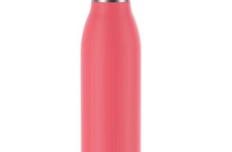 TEFAL BLUDROP Stainless Steel Water Bottle, 0.5 L, Coral