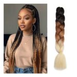 TESS 24 Inch Braiding Hair Festival DIY Rainbow Twisted Extensions