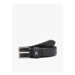 TH Monogram Square Buckle Leather Belt