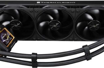 THERMALRIGHT FW 360 Black CPU Water Cooling 3xPWM Fans, IPS 320×240 LCD Screen, 360 AIO Cooler – Amazon.EU