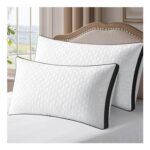 TINCOOL 2-Pack Neck Support Pillows, Soft, Breathable, 42x70cm