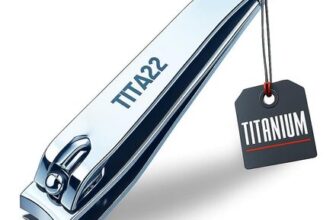 TITA22 Titanium-Coated Nail Clipper with File
