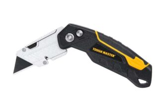 TOUGH MASTER Folding Utility Knife, Plus 4 Piece SK2 Blades