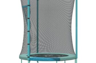 TP Toys 4.5ft Toddler Trampoline with Safety Zip Door