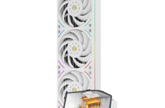 TR-Thermalright Wonder Vision 360 UB ARGB White Liquid CPU Cooler, 6.67 3D Curved Screen 2400×1080 -Magnetic, 360mm – HuiYuFei /FBA