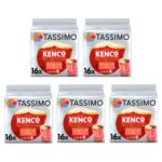 Tassimo Kenco Americano Grande XL Coffee Pods x16 (Pack of 5, Total 80 Drinks)