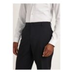 Taylor & Wright Black Regular Fit Formal Trousers