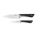 Tefal Jamie Oliver 2-Piece Knife Set, Chef & Paring, Black