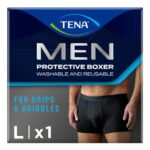 Tena Men Protective Boxers Size L, Pack of 1, Black – £5.35 S&S