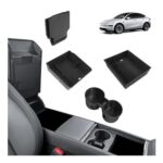 Tesla Model Y Juniper Console Box Set – 4 Pieces