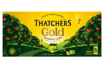 Thatchers Gold Cider 10 x 440ml – Clubcard Price