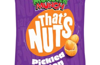 Thats Nuts Monster Munch Pickled Onion Sharing Coated Peanuts 160g