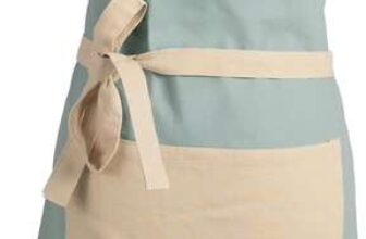 The Great British Bake Off Cotton Chef Apron Official GBBO Logo, Duck Egg Blue, One Size