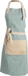 The Great British Bake Off Cotton Chef Apron Official GBBO Logo, Duck Egg Blue, One Size