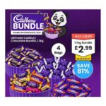 The Ultimate Cadbury Chocolate Bundle 1.1kg, 4 Bags
