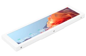 Thermalright-TR Trofeo Vision 9.16 LCD White IPS 9.16 Display Screen 1920×480, DIY Dynamic Pictures/Videos, White – Sold by HuiYuFei / FBA