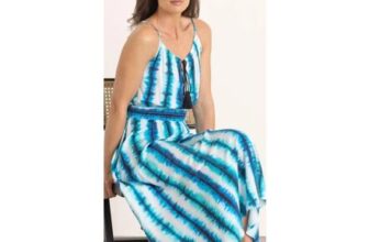 Tie Dye Printed Midi Dress