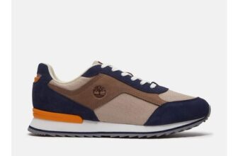 Timberland Scout Heights Trainer for Men in Light Beige/Dark Blue