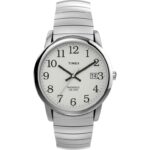 Timex Mens Classic Stainless Steel Expandable Watch, Silver T2H451