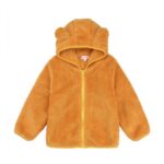 Toddler Girls Hooded Fleece Winter Coat, Sunset Print, 12-18 Months