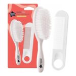 Tommee Tippee Essential Basics Brush and Comb Set White