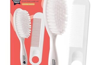 Tommee Tippee Essential Basics Brush and Comb Set White