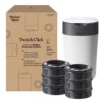Tommee Tippee Twist & Click Nappy Bin Starter Set