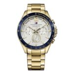 Tommy Hilfiger 48mm Multifunction Quartz Watch, Gold Band