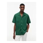 Tommy Hilfiger Relaxed Fit Windowpane Check Short Sleeve Shirt