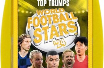 Top Trumps World Football Stars Top 200 Card Game Pack 2, Play with Kylian Mbappe, Beth Mead, Luka Modric and Pernille Harder, educational gift for ages 6 plus