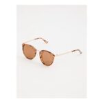 Tortoiseshell round Sunglasses