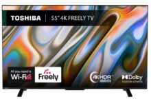 Toshiba 55UV2F53DBU 55-inch 4K Ultra HD Smart Freely TV – TRU Resolution,HDR10, Dolby Audio