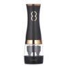 Tower Electric Dual Salt and Pepper Mill, Battery Operated with Adjustable Ceramic Grinders, Black and Rose Gold – 3 Year Warranty