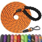 Training Lead For Dogs, 3m / 10ft Long Rope Dog Lead with carabiner clip and padded handle – Sold by Coosoly / FBA