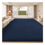 Treeboy Rugs Living Room Large Rug 160x230cm Dark Blue