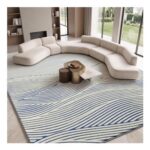 Treeboy Rugs Living Room Rug Blue Beige 140x200cm
