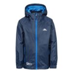 Trespass Kids Packaway Waterproof Jacket Qikpac Navy 9/10