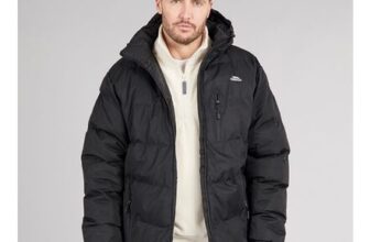 Trespass Mens Farsley Waterproof Padded Jacket Black
