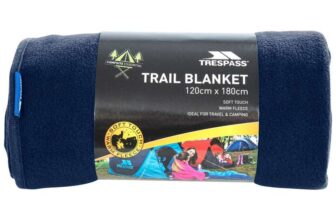 Trespass Picnic Travel Soft Touch Microfleece Blanket 120 x 180cm