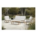 Tropez Sofa, 2 Tropez Lounge Armchairs & Coffee Table