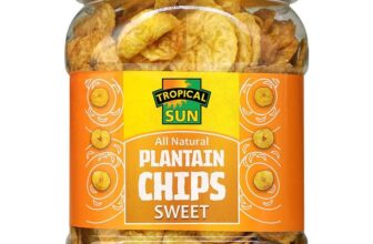 Tropical Sun Sweet Plantain Chips 450g (£2.84 S&S)