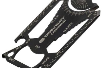 True Utility Cardsmart, 30 in 1 Pocket Multi Tool Swiss Card with Wrench, Screwdriver, Can Opener, Bottle Opener & Pry – True Brands Ltd/FBA