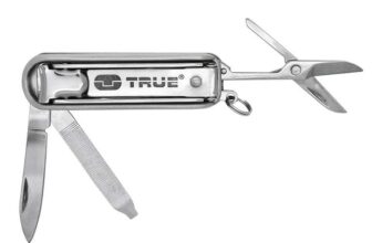 True Utility NailClip Kit Stainless Steel Keyring Manicure & Nail Grooming Travel Set – Sold by True Brands Ltd / FBA